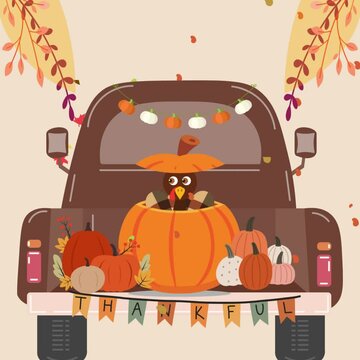 Fall Animation &ndash; Pumpkins, Turkey, & Fall Vibes - 