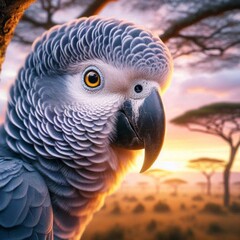 Obraz premium Papagei Portrait