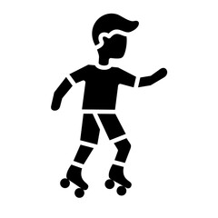 Rollerblading Icon