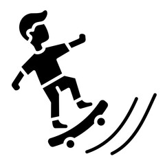 Skateboarding Icon