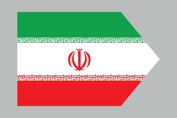 Iran flag sign, Iran flag vector graphic, Iran country flag is a symbol of freedom, National Iran flag, vector illustration
