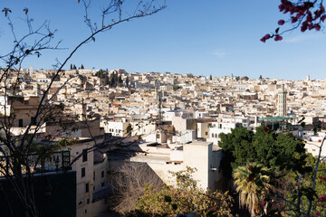 View of Fes Medina in Morocco