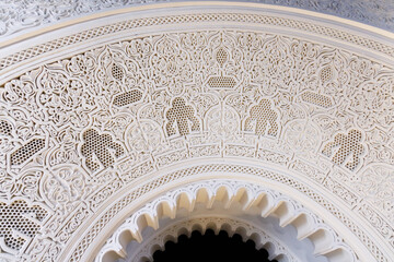 detail of moroccan arch