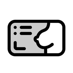 check up result icon with duotone style, perfect for user interface projects