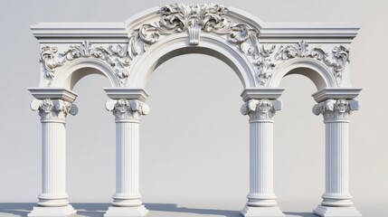 Stunning portrayal of classical design elements in a modern context.