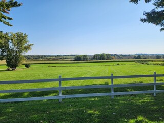 landscape with fence