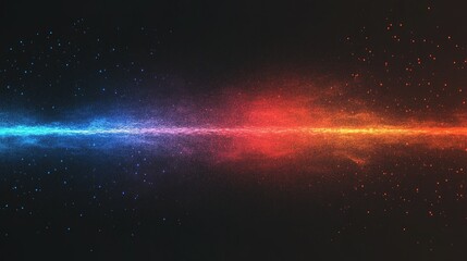 Obraz premium Vibrant Abstract Cosmic Background with Color Gradient