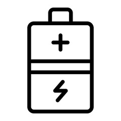 Battery Line Icon