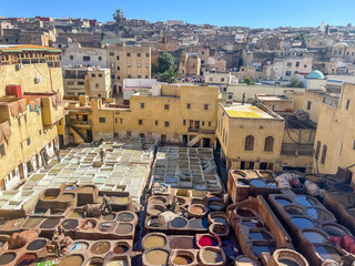 Chouara Tannery in Fes Morocco