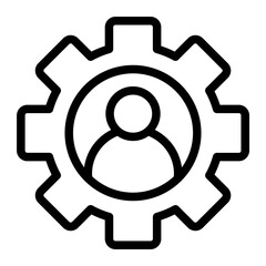 Edit Profile Line Icon