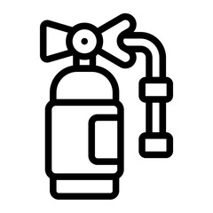 Fire Extinguisher Line Icon