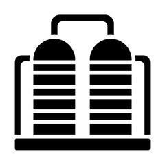 Oil Tank Solid Icon