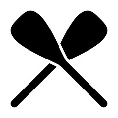 Paddle Solid Icon