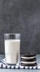 Milk and Cookies A Classic Snack Time Delight