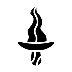 Sword Wizard Solid Icon