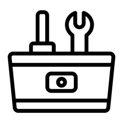 Tool Box Line Icon