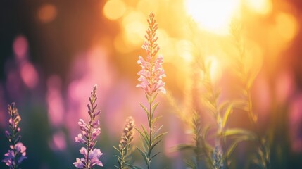 Obraz premium Tranquil nature scene with lush greenery and serene landscape, perfect as a background for inspirational quotes, featuring soft sunlight and peaceful atmosphere in a beautiful outdoor setting
