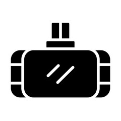 Obraz premium VR Headset Solid Icon