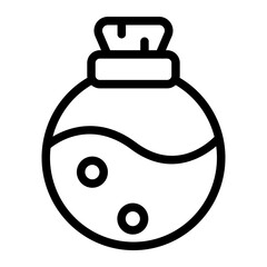 Wizard Potion Line Icon