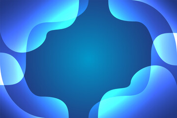 Modern Blue Sea Abstract Background