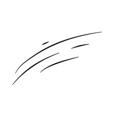 Line movement element  emotion effect decoration