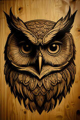 Owl face