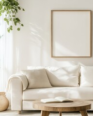 Cozy Contemporary Bohemian Living Room Design