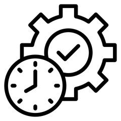Productivity Outline Icon