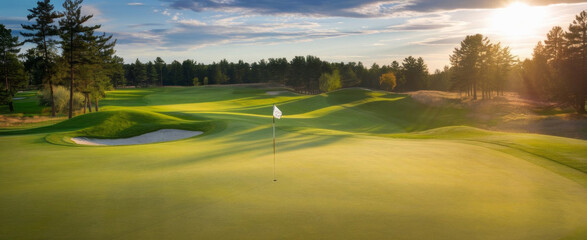 Obraz premium Golf Course Scenes