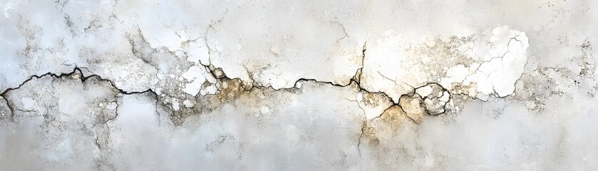 Obraz premium Cracked and Weathered Concrete Wall