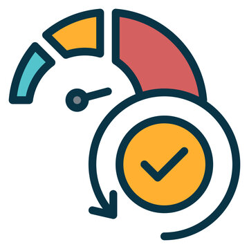 recommend clip art: Performance Outline Color Icon