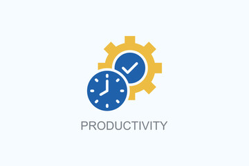 Productivity Vector  Or Logo Sign Symbol Illustration