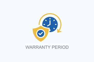 Warranty Period Vector  Or Logo Sign Symbol Illustration