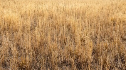 Closeup of wild grass textures in the sunlight, soft golden tones, untouched landscape