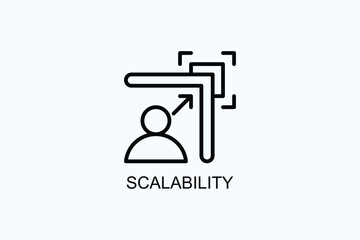 Scalability Vector  Or Logo Sign Symbol Illustration