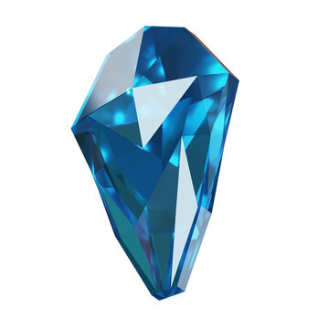 Crystal Gem 3D Illustration