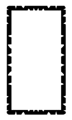 Simple black hand drawing frame