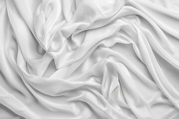Obraz premium White fabric texture background.