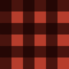 Red Plaid Seamless Pattern Design Template