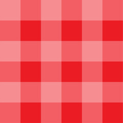 Red Plaid Seamless Pattern Design Template