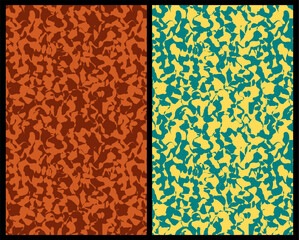 Colored camouflage pattern