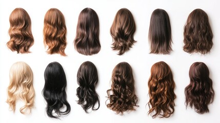 Collection of Diverse Hair Styles and Colors