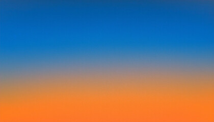 Blue and Orange Gradient Sky Background