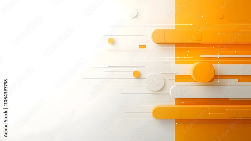 Poster vibrant gradient watercolor painting featuring a smooth seamless blend of warm yellow and orange hue