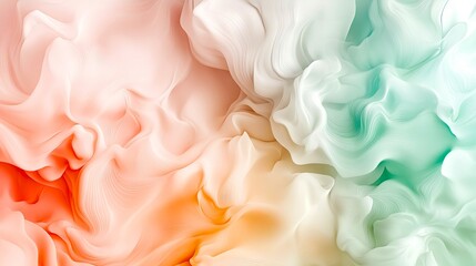 Obraz premium A close up of a colorful abstract background with wavy lines