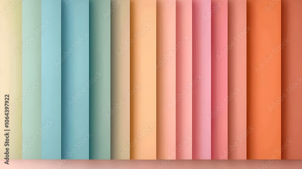Leinwandbilder Beautifully blended pastel gradient backdrop with a soft minimalist aesthetic   perfect for adding elegant text overlays or other design elements