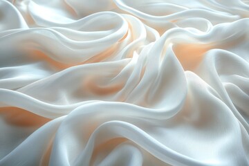 Obraz premium Silk fabric texture in soft light