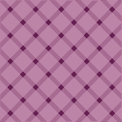 Purple Plaid Seamless Pattern Design Template