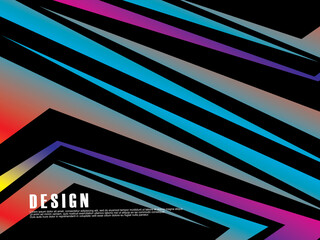 Colorful Banner Design colored vertical horizontal stripes. Bright dynamic. Modern Abstract Design. Multicolored gradient digital background.