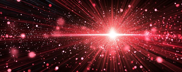 Naklejka premium Discover how light and energy interact to create stunning visuals in cosmic imagery